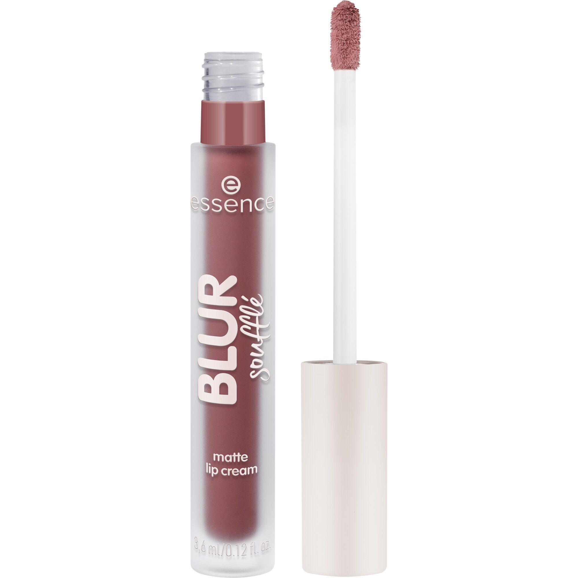 Essence Lippenstift BLUR SOUFFLÉ MATTE LIP CREAM, 3-tlg., Semi-matte Textur mit Soft-Focus für perfekte Blurred Lips