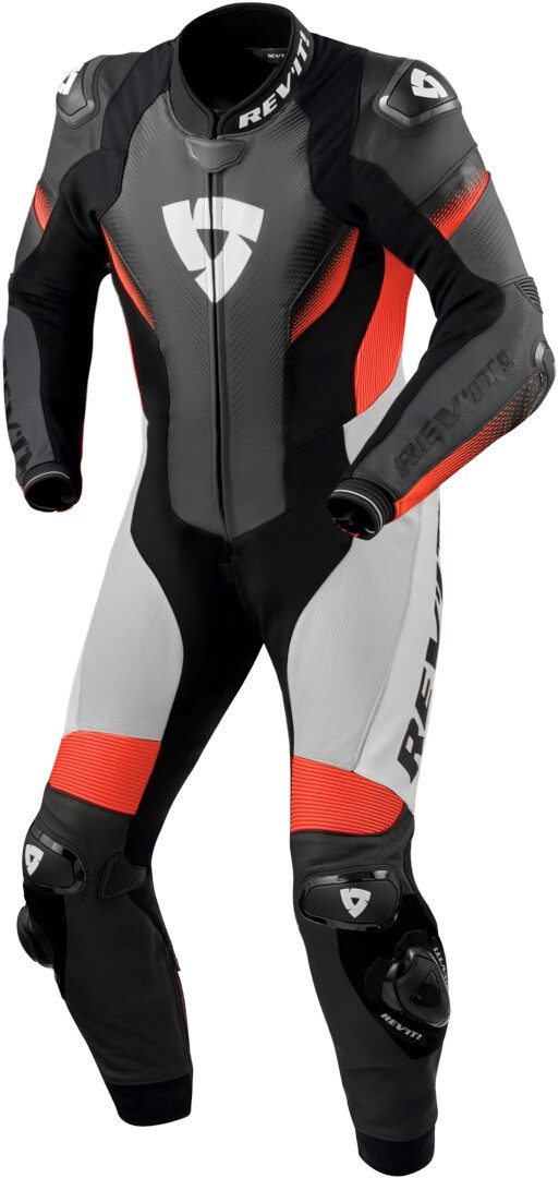 Revit Motorradkombi Control 1-Teiler Motorrad Lederkombi protektoren reißverschluss