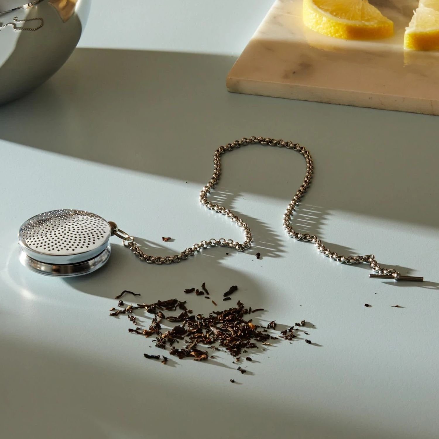 Alessi Teesieb Tee-Ei T-Timepiece, Edelstahl