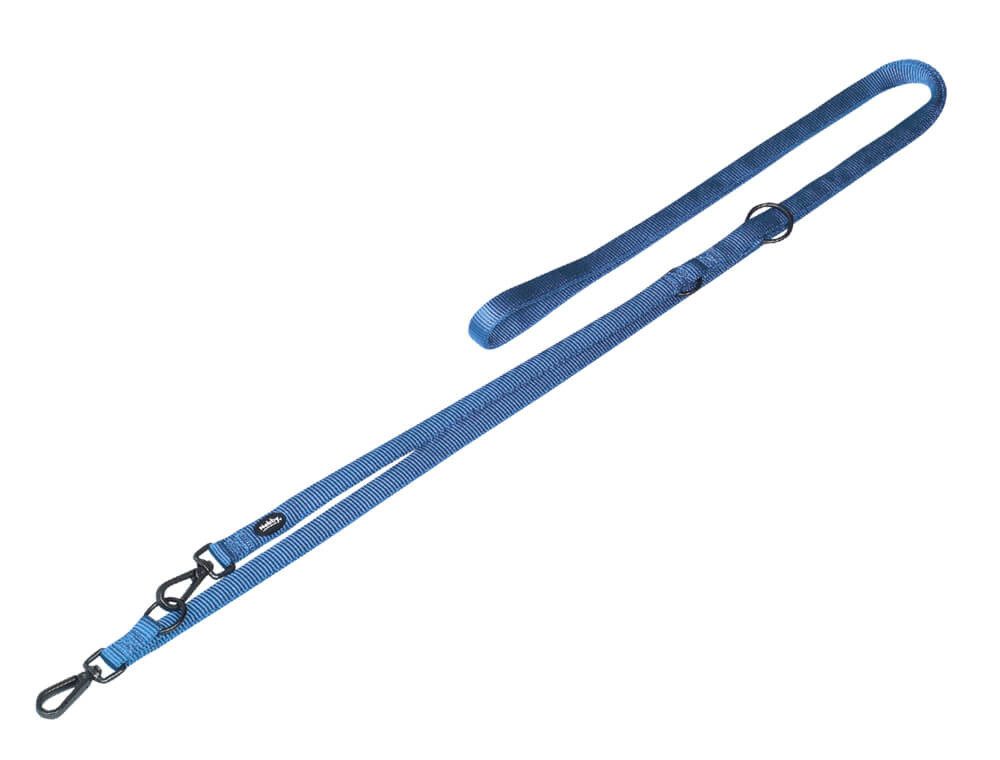 Nobby Hundeleine Führleine "Classic Comfort" extra lang, hellblau, M-L