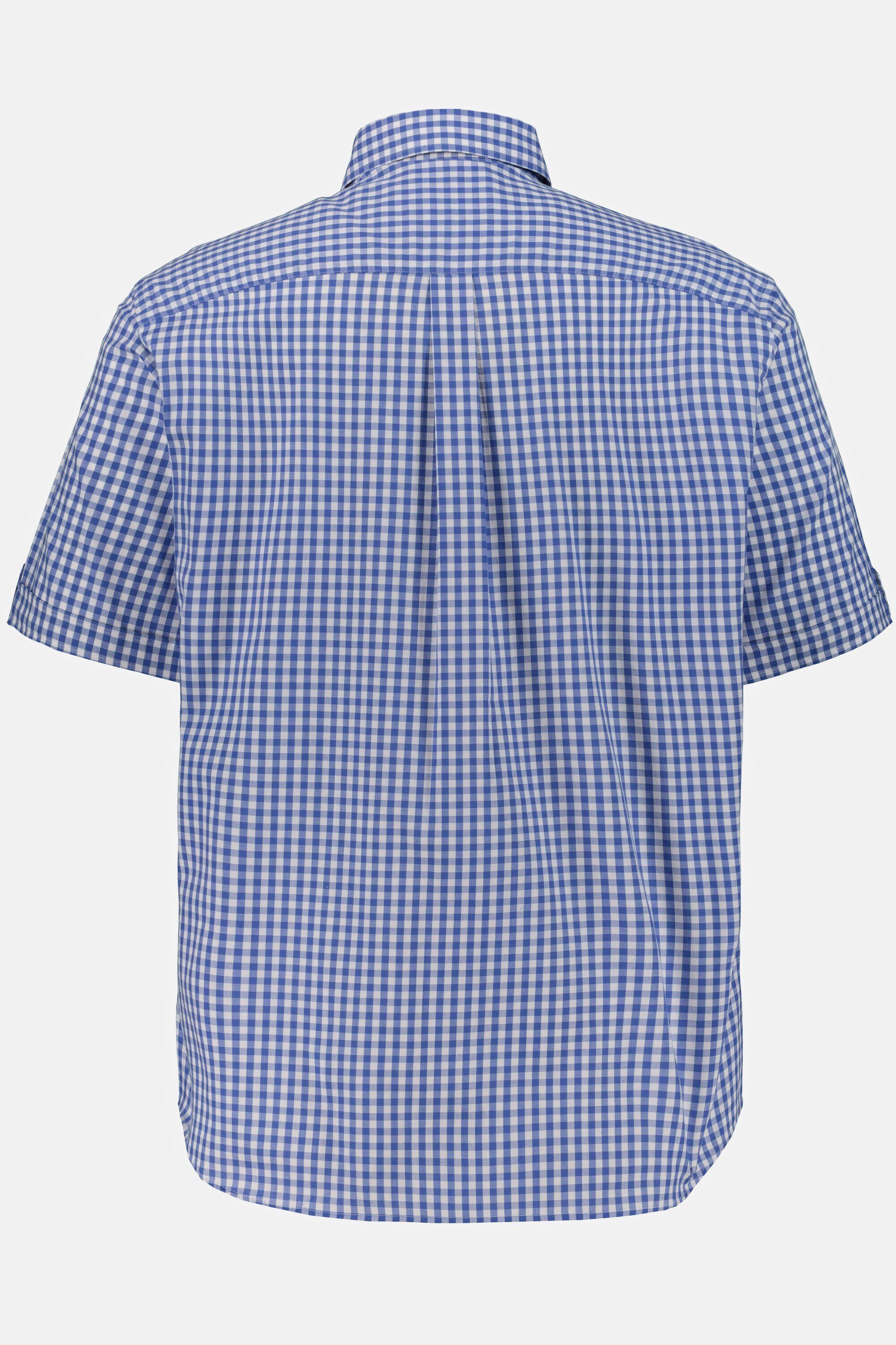 Modern Hemd Tracht blau Kragen Kent helles Halbarm Fit JP1880 Kurzarmhemd