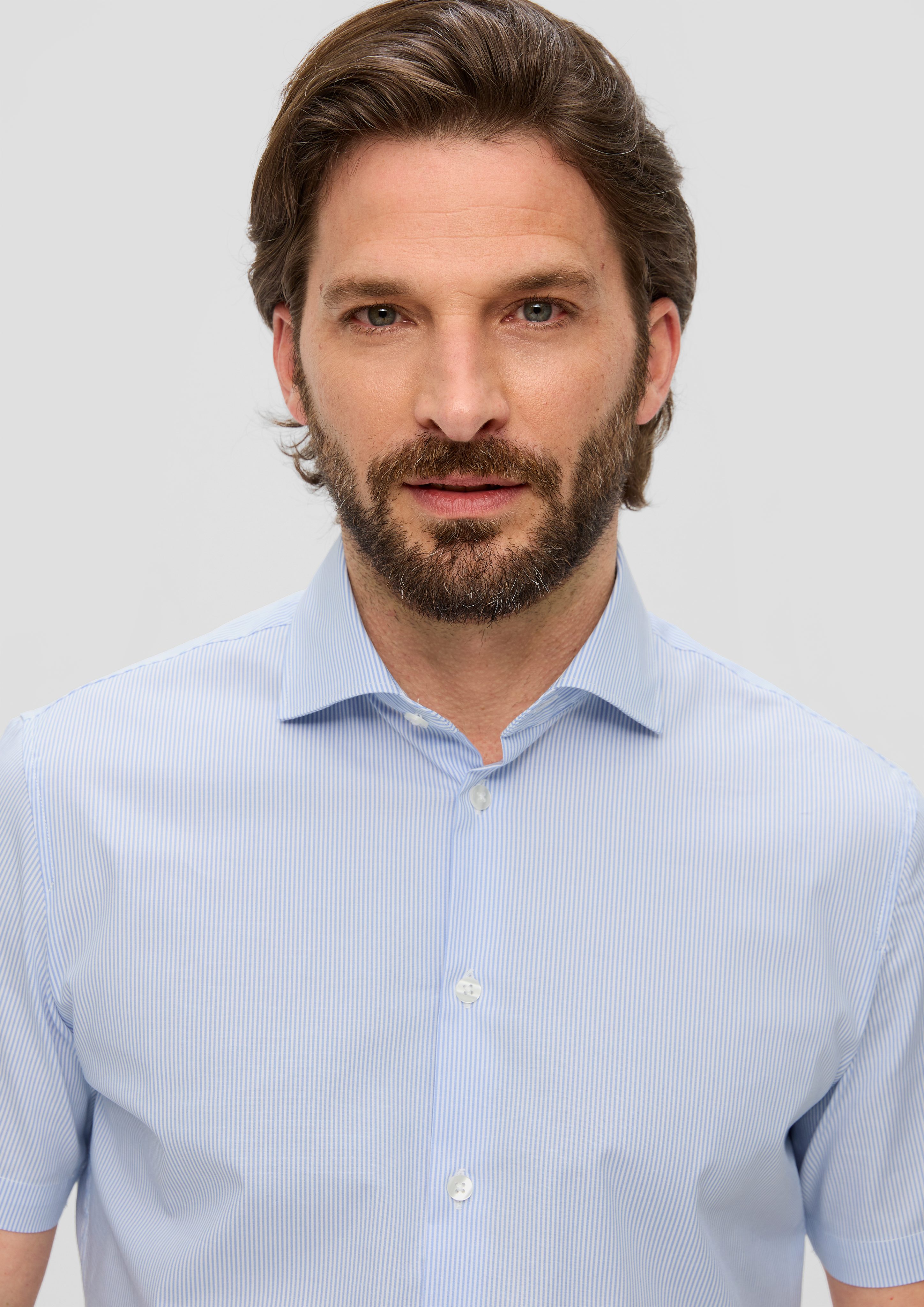 s.Oliver BLACK LABEL Kurzarmhemd Kurzarmhemd aus günstig online kaufen