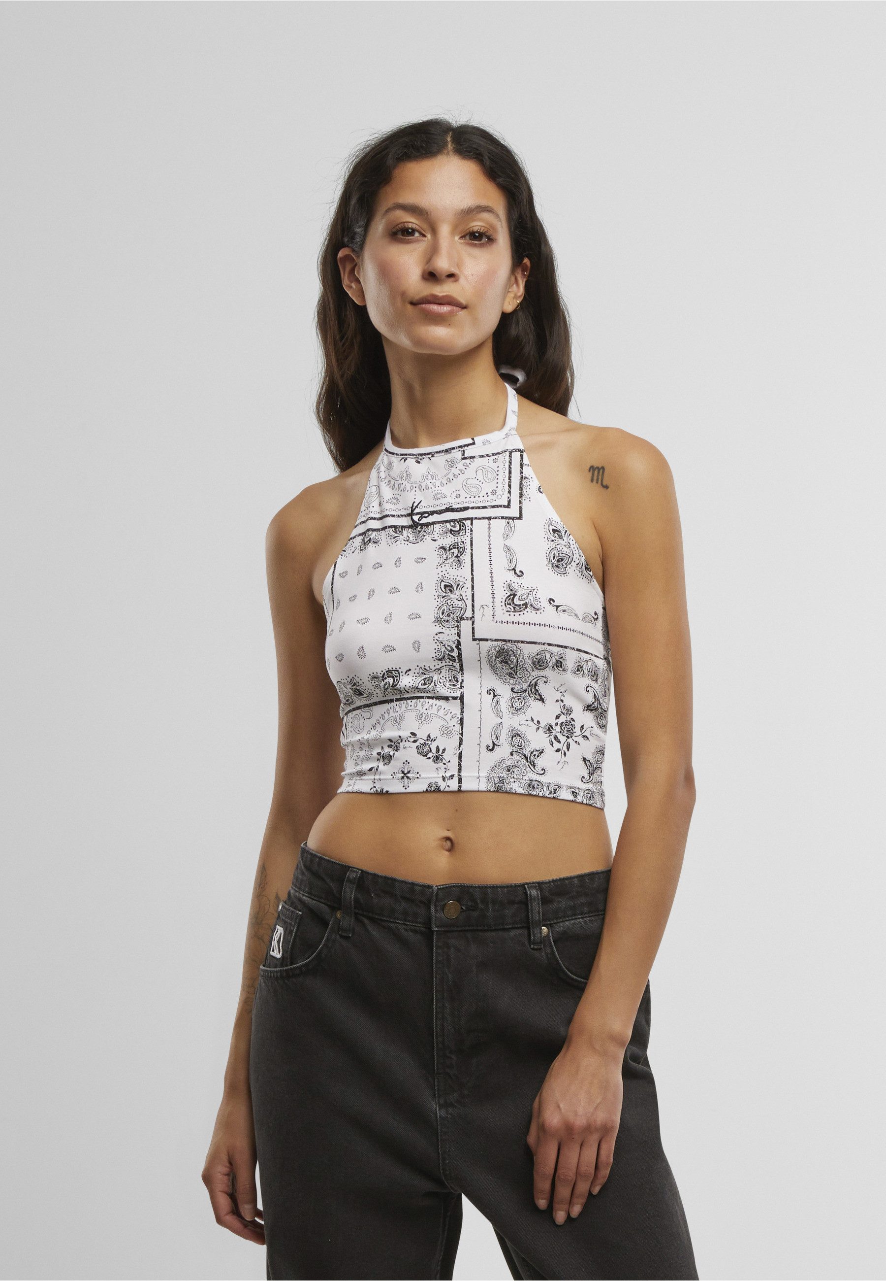 Karl Kani Muskelshirt Karl Kani Signature Paisley Neckholder Top (1-tlg)