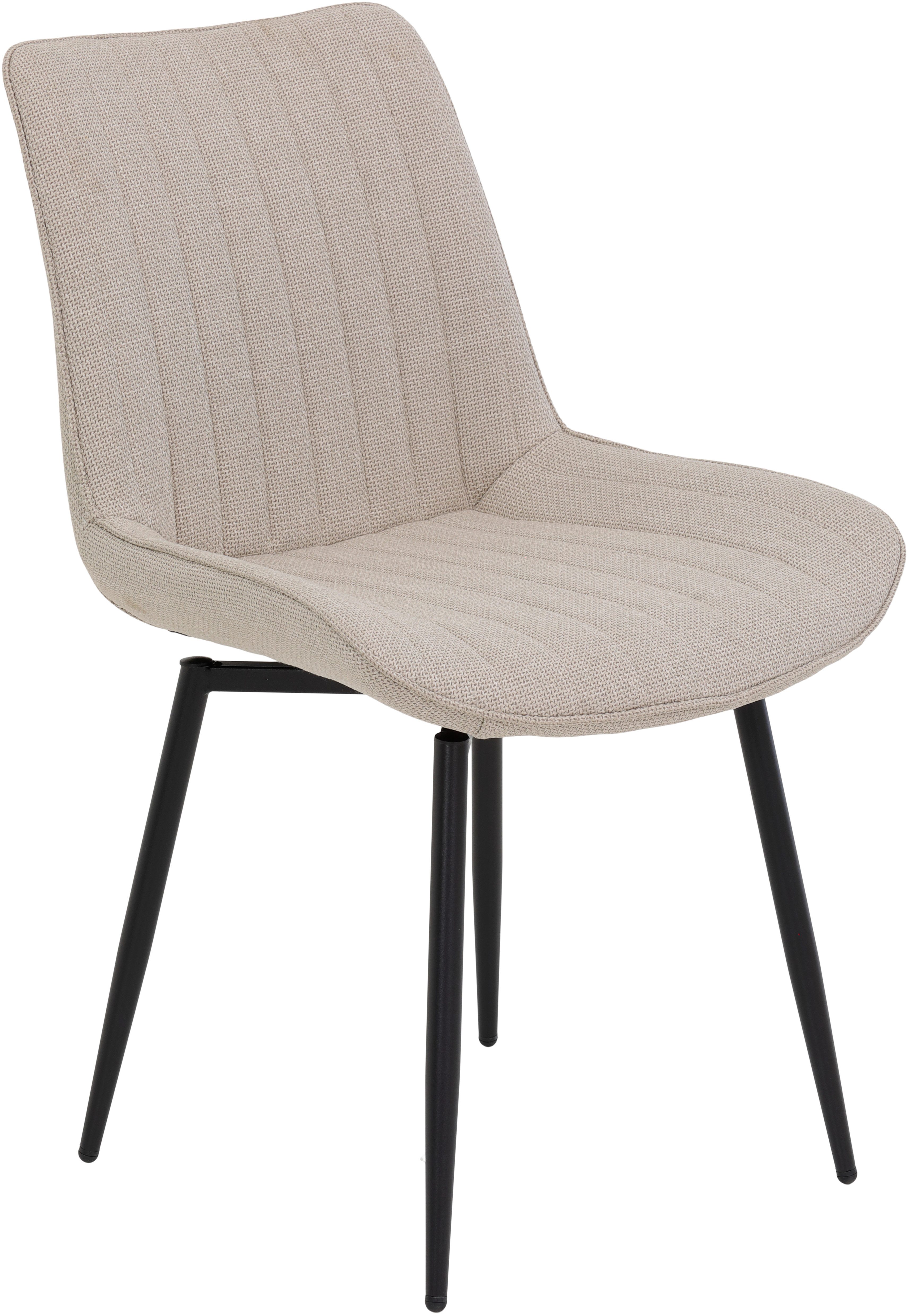 HELA Drehstuhl Vierfußstuhl BERGEN (Set, 2 St), Esszimmerstuhl, XL-Sitzbreite, 360° drehbar