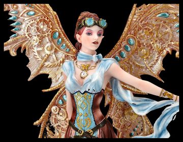 Figuren Shop GmbH Fantasy-Figur Elfen Figur - Steampunk Fairy Landora - Fantasy Fee Dekofigur Deko