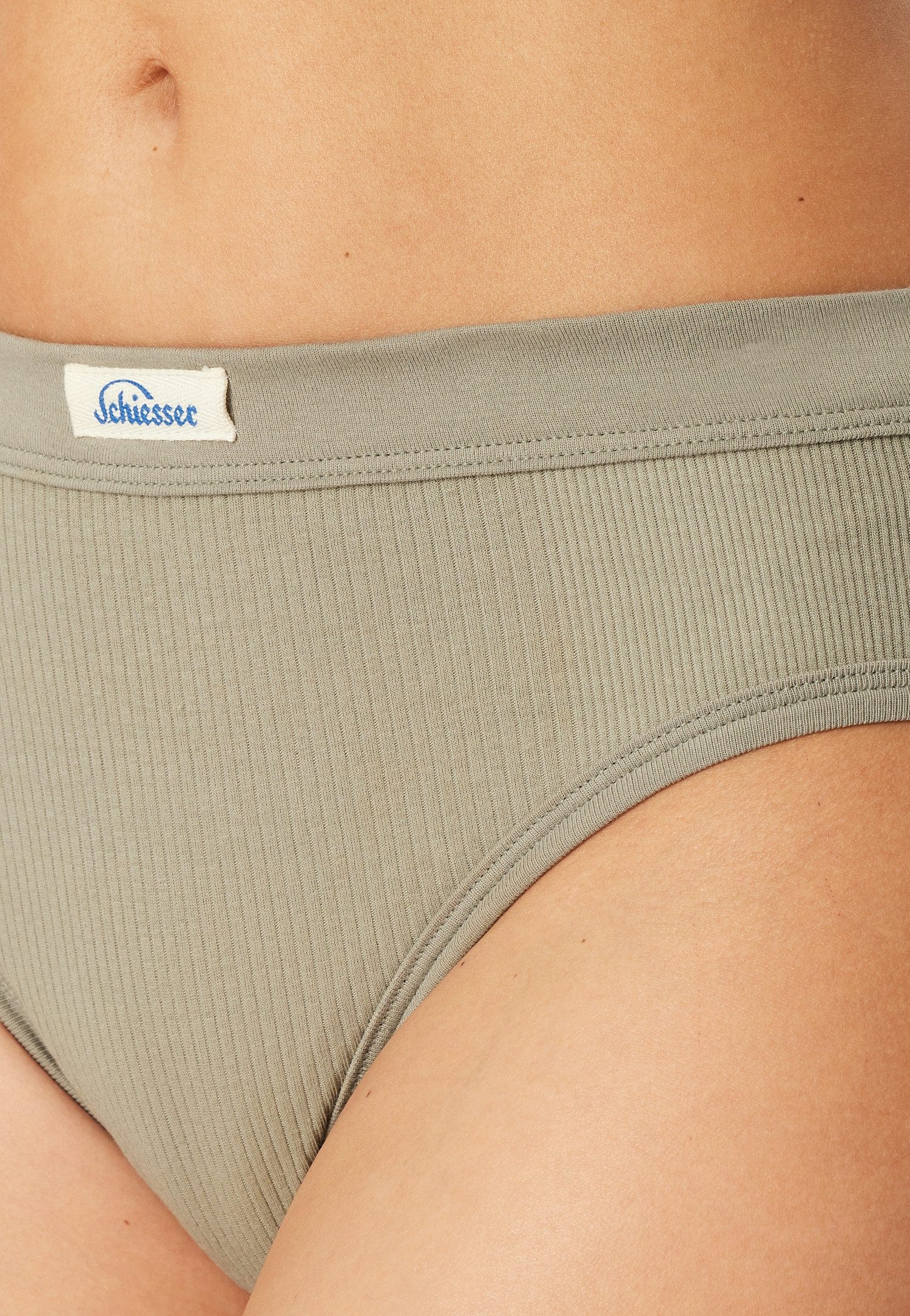 Schiesser Taillenslip Revival Kollektion Traditionelles, gewebtes Schiesser-Logo am Bund