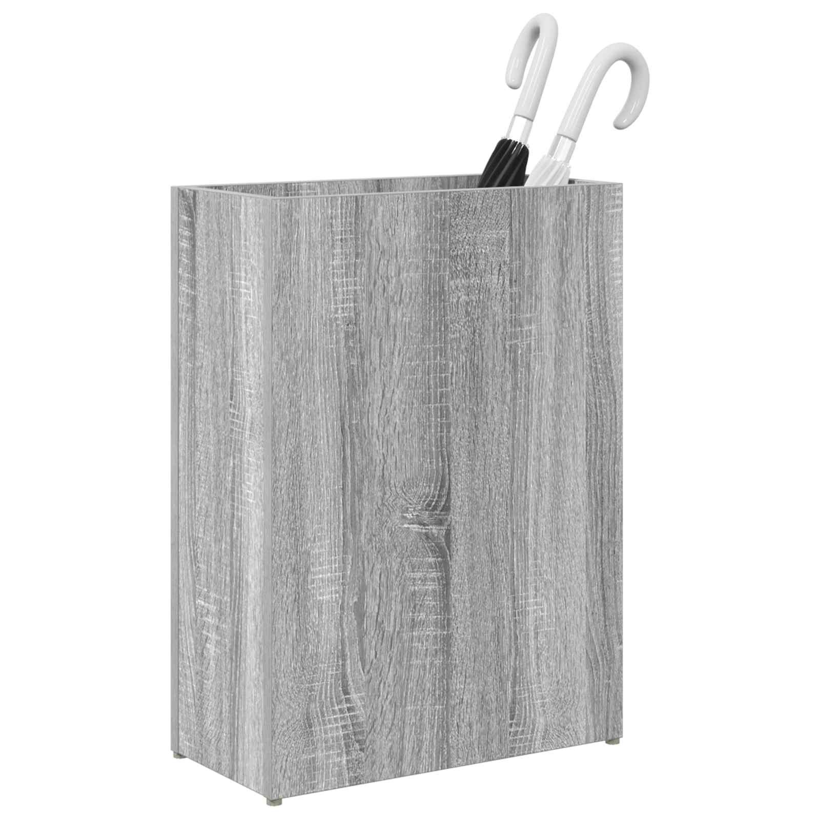 vidaXL Schirmständer Sonnenschirmhalter Sonoma-Grau 40 x 20 x 55,5 cm Holzwerkstoff (1 St)