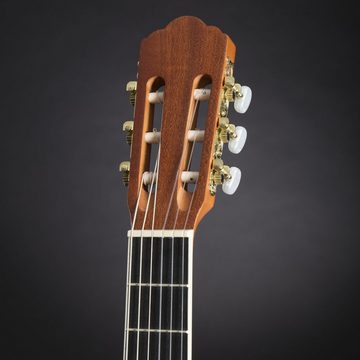 Almeria Konzertgitarre, CC 36 EQ Classic NT, 4/4 Konzertgitarre, Natural, Laminierter Korpus, Fichtendecke, Sapele Zargen & Boden, Eingebauter Tonabnehmer, Cutaway, Mattes Finish, Stimmstabile Mechaniken, CC 36 EQ Classic NT, Konzertgitarre, Eingebauter Tonabnehmer