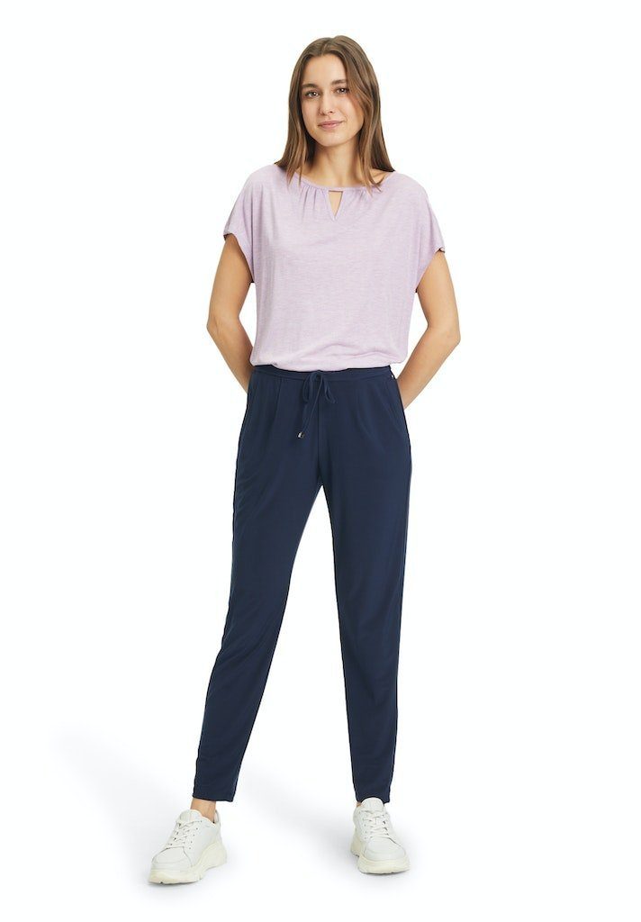 LAEnge Hose Stretch-Jeans Blue Casual 7/8 Navy Betty&Co