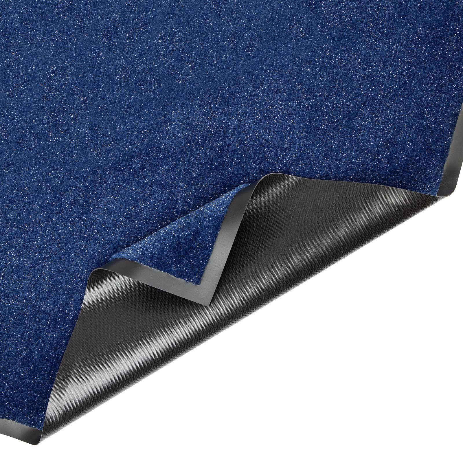 Floordirekt, Schmutzfangmatte Matte Höhe: Fußmatte in vielen 5.5 Größen, Blau, mm Flash Sauberlaufmatte,