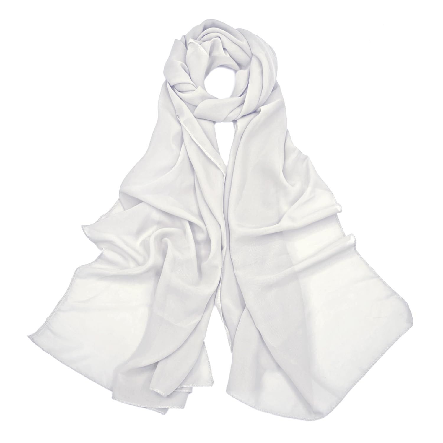 Zaewry Modeschal Stola Damen Halstuch Chiffon Sommer Schal Damen Festliche Stola, für Abendkleid oder Brautkleid Hochzeit Scarf