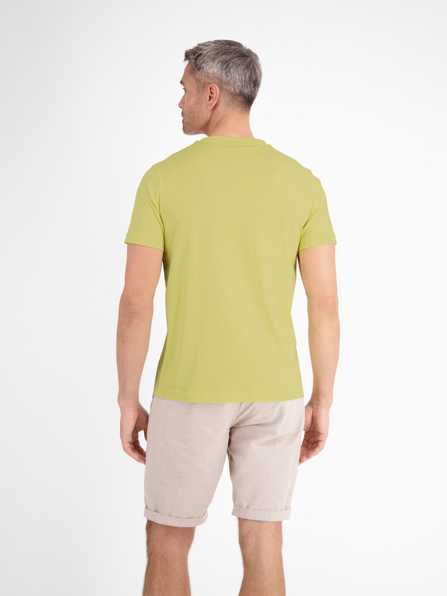 LERROS T-Shirt Basic T-Shirt mit Logostitch