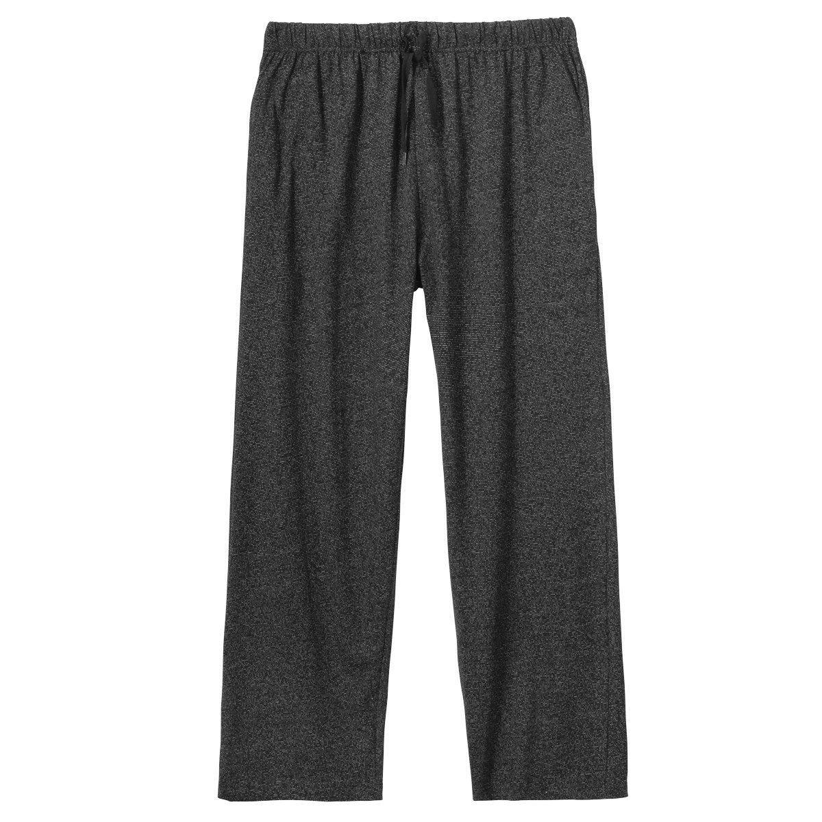 ADAMO Homewearhose Adamo leichte Homewear-Hose schwarz melange XXL