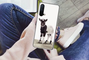 MuchoWow Handyhülle Ziege - Tiere - Kinder - Jungen - Mädchen, Phone Case, Handyhülle OnePlus Nord CE 5G, Silikon, Schutzhülle