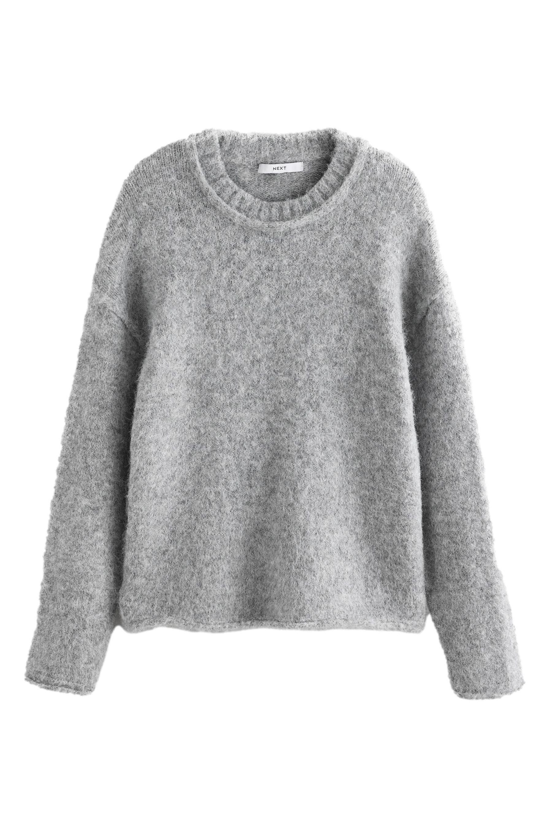 Next Rundhalspullover Weicher Strickpullover Rundhalsausschnitt Wolle günstig online kaufen