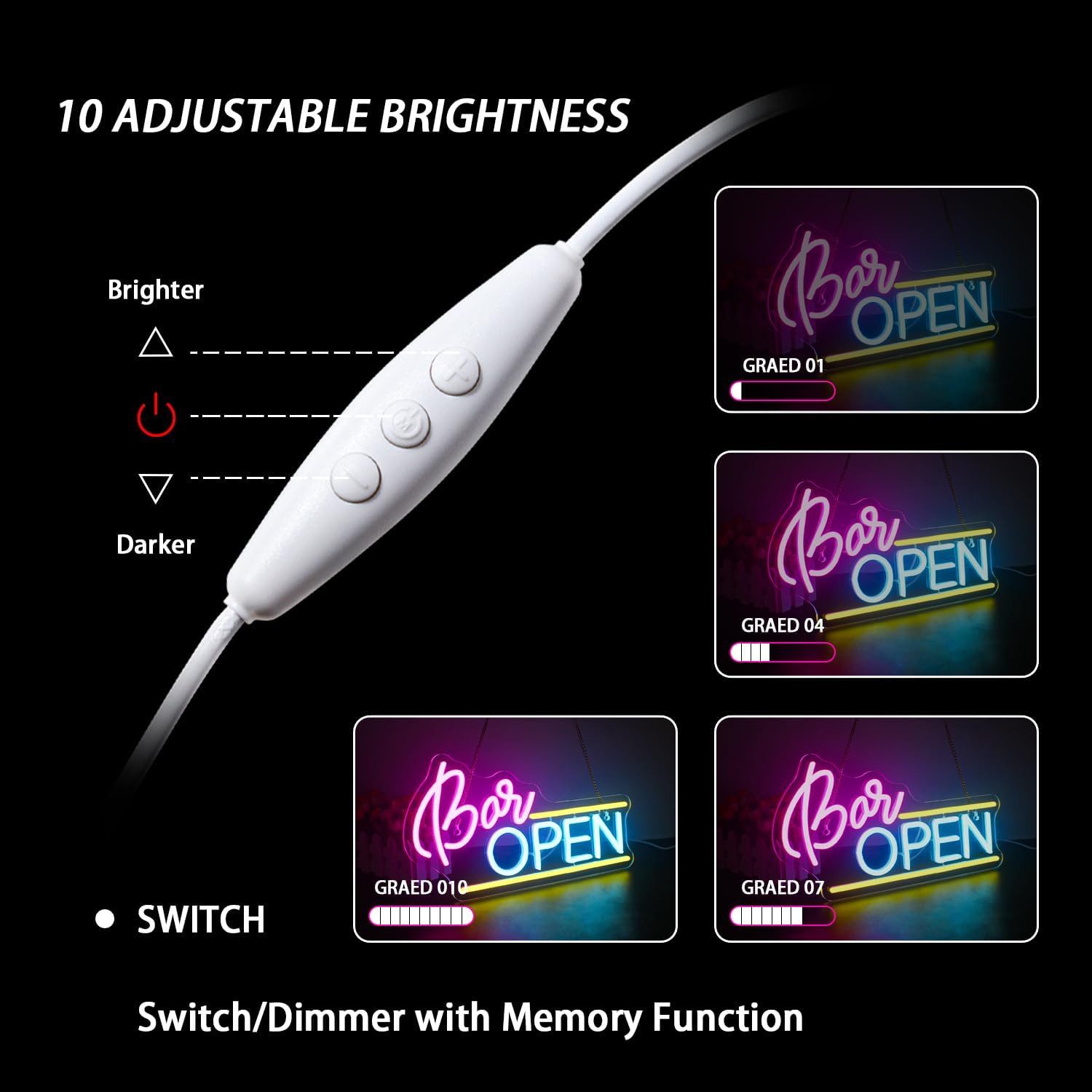 JIBENNEON LED Dekoobjekt LED-Neonschild Bar Leuchtreklame günstig online kaufen