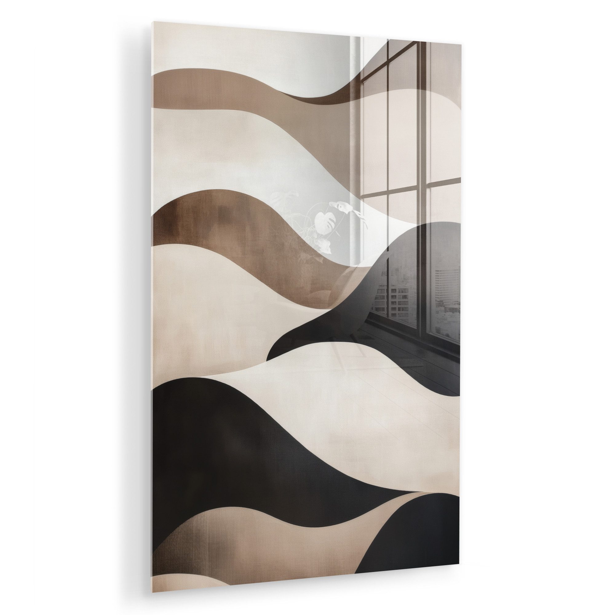 MuchoWow Acrylglasbild Wellen - Abstrakt - günstig online kaufen