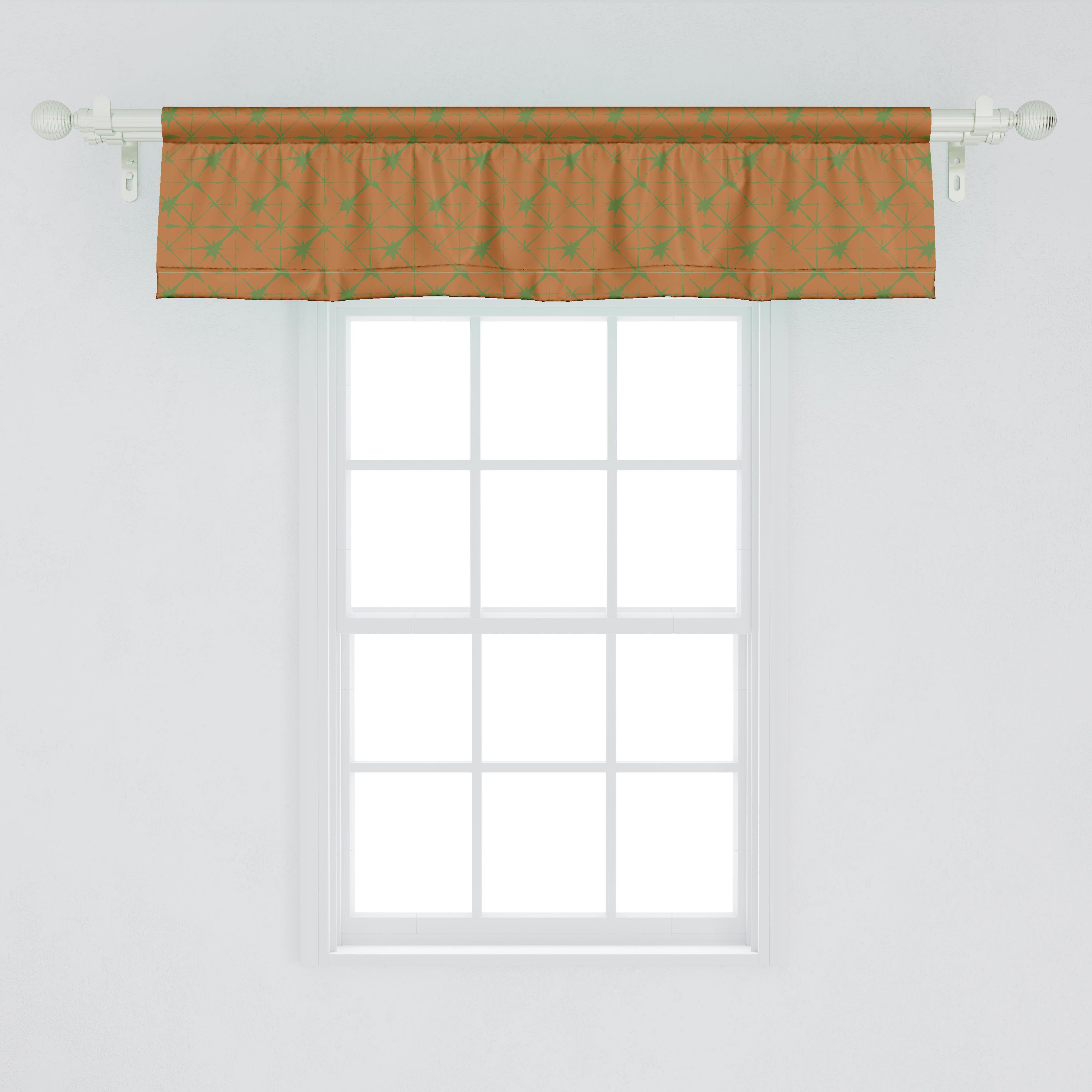 Kunst Stangentasche, Dekor Abakuhaus, Japan Scheibengardine Vorhang mit Abstrakt für Küche Tile Schlafzimmer Linien Microfaser, Volant wie
