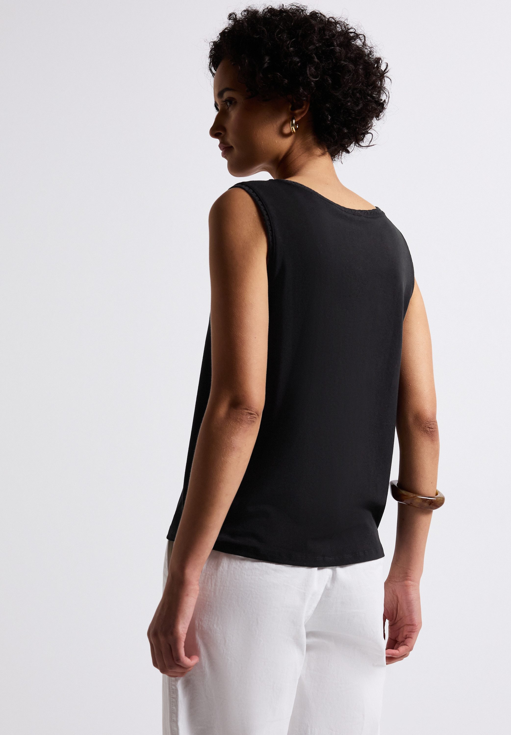 STREET ONE Shirttop mit Häkel Details günstig online kaufen