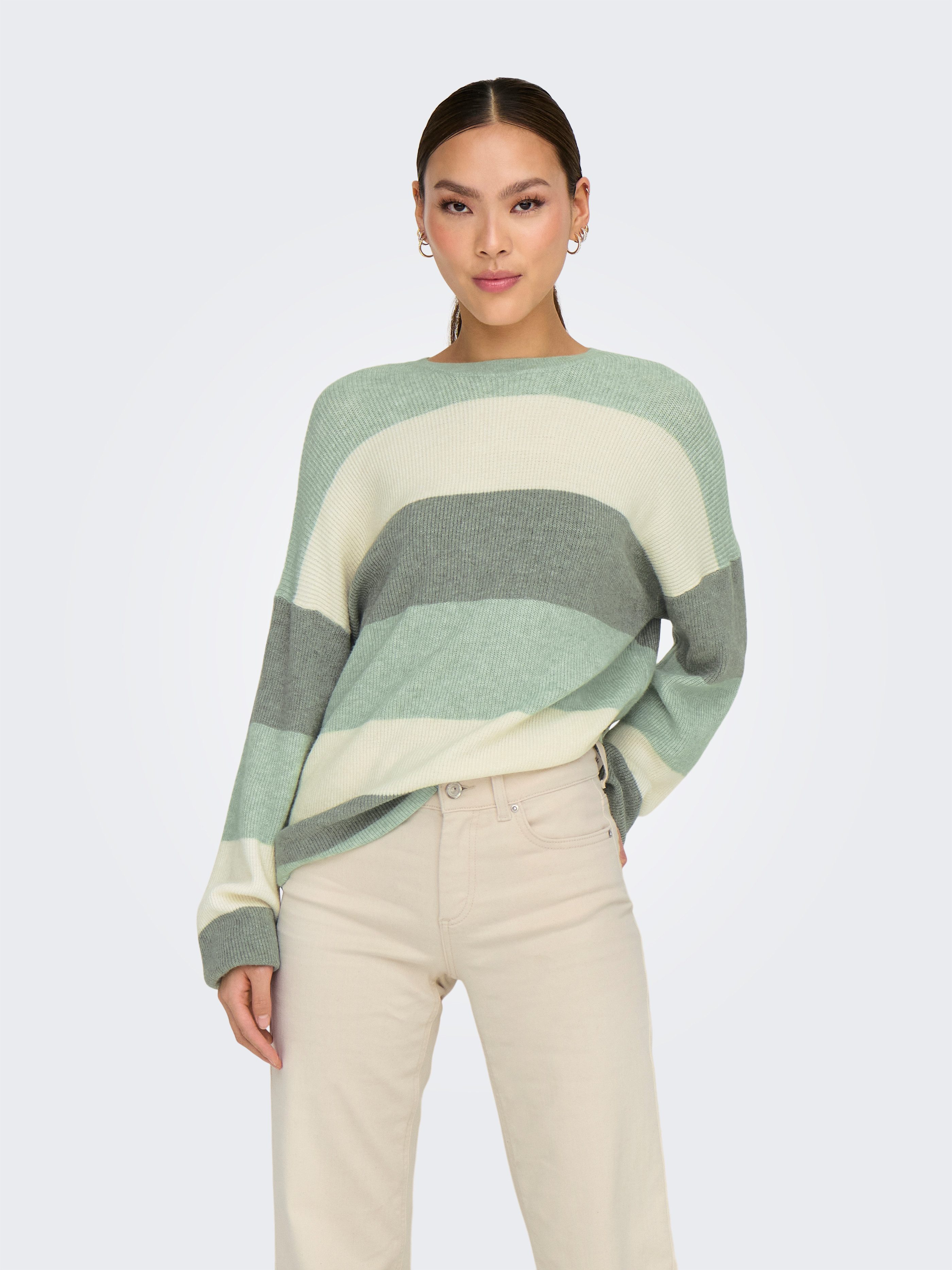 ONLY Strickpullover ONLATIA L/S STRIPE PULLOVER günstig online kaufen