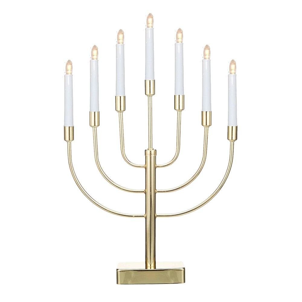 Seasonals LED Fensterleuchter 1076 LED-Metalleuchter "Anywhere" Gold / Mess günstig online kaufen