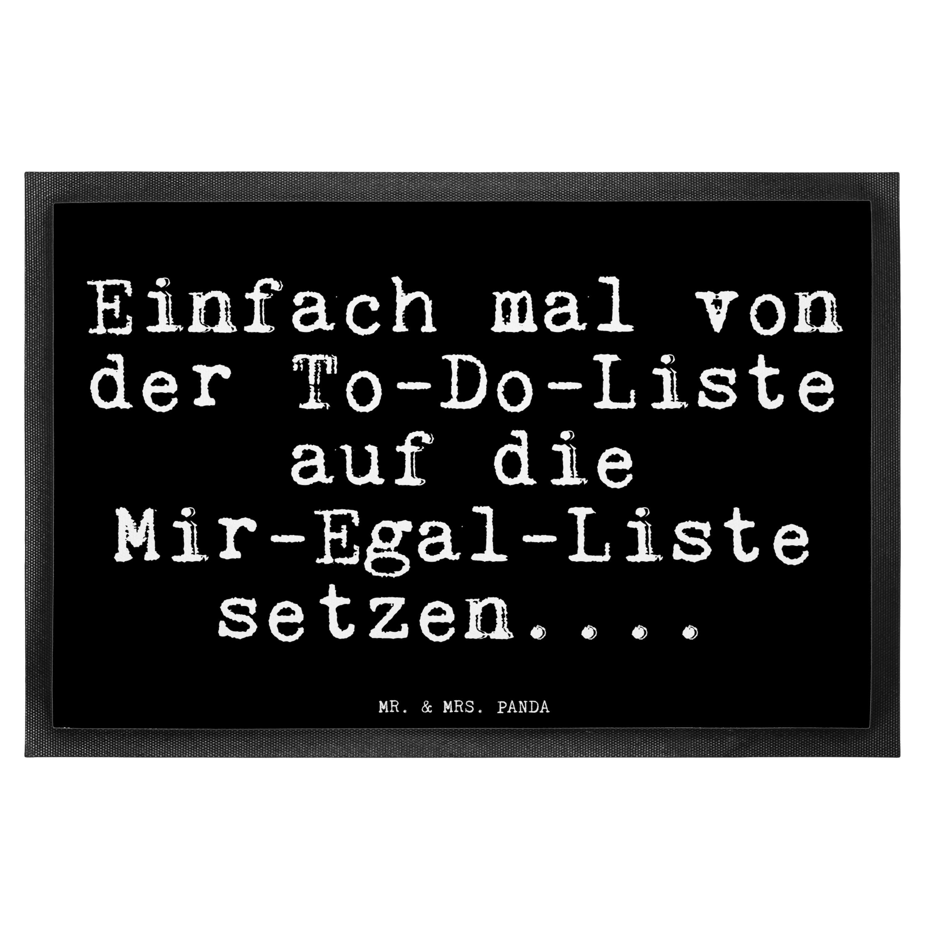 Fußmatte »Einfach mal von der... Schwarz Relaxen, Fußabtreter