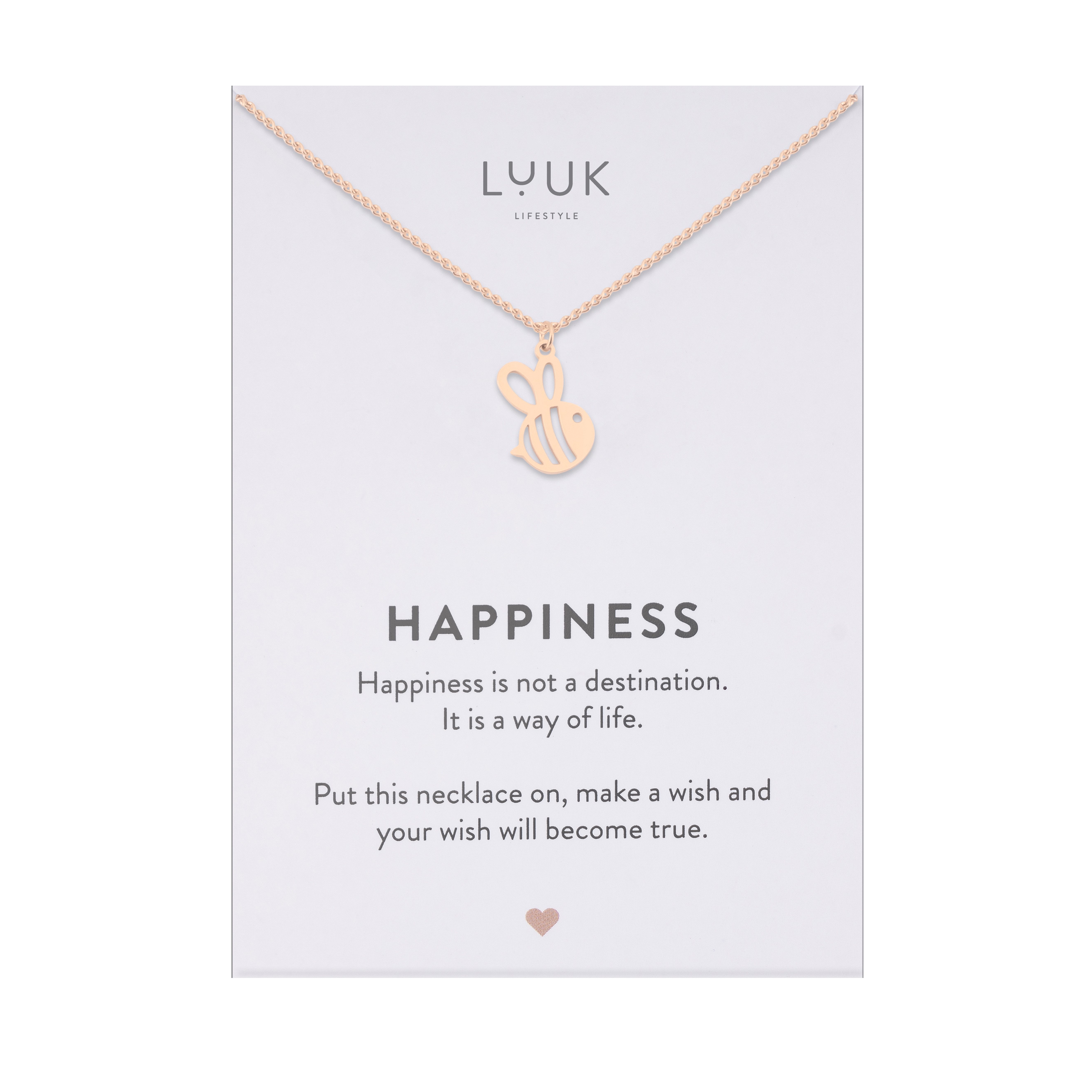 LUUK LIFESTYLE Kette mit Anhänger Biene, günstig online kaufen