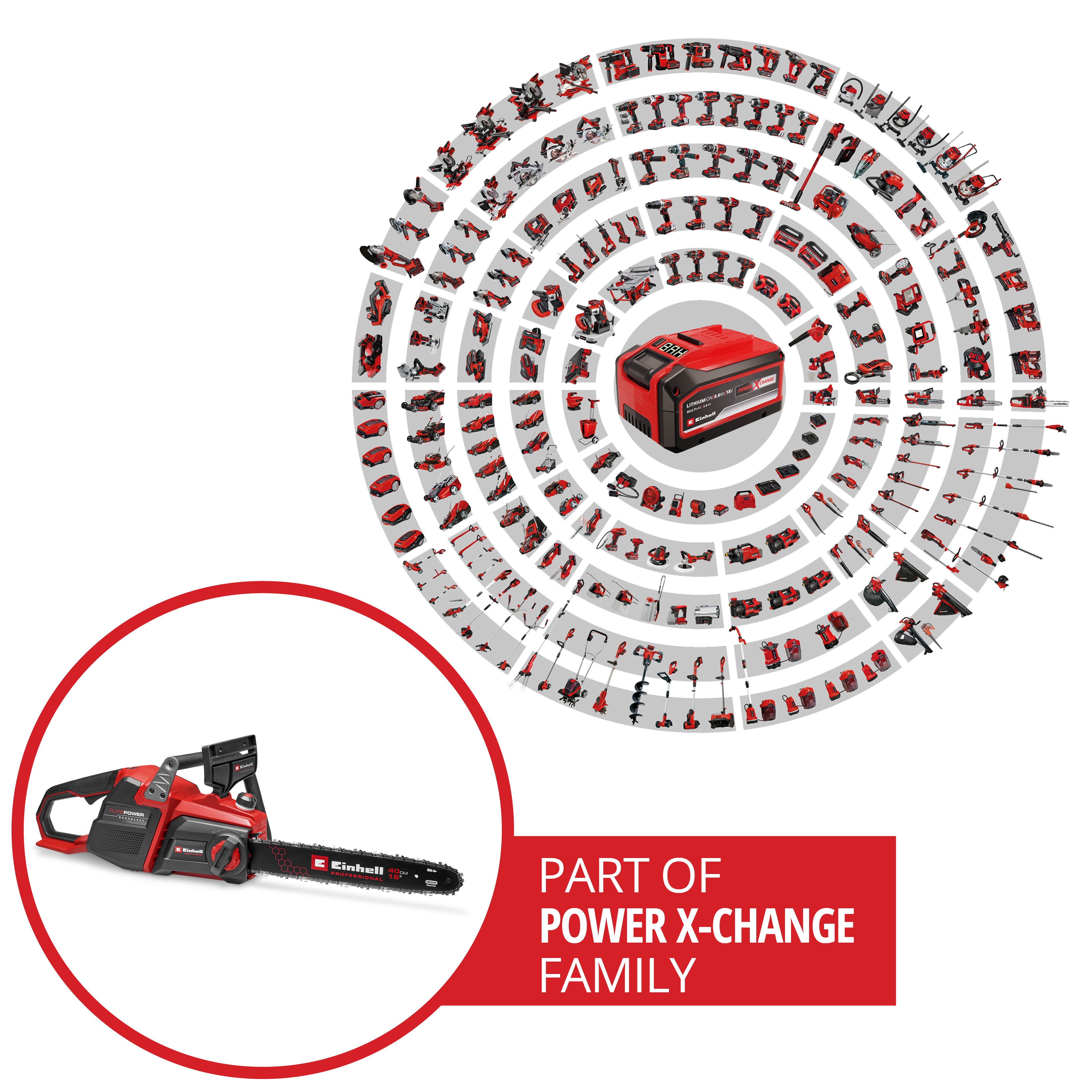 Einhell Akku-Kettensäge »GP-LC 36/40 Li BL-Solo«, bürstenloser Motor, ohne Akku, ohne Ladegerät – Bild 2 von 5