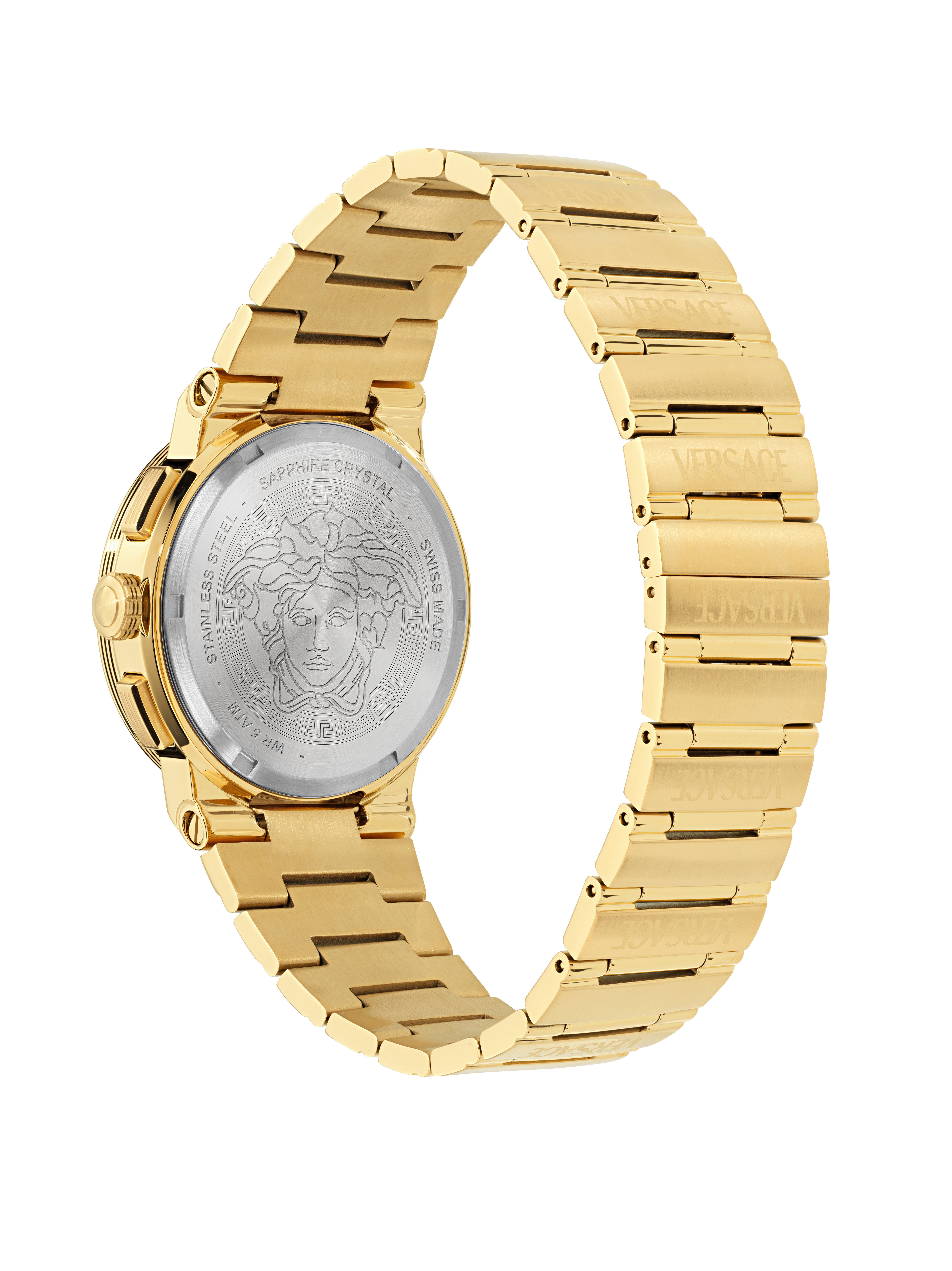 Versace Chronograph GRECA LOGO CHRONO RESTYLE VEKMA0625, Quarzuhr, Armbanduhr, Damenuhr, Herrenuhr, Swiss Made