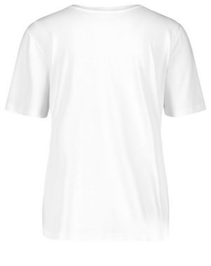 Taifun Kurzarmshirt T-Shirt mit Letter-Print EcoVero (1-tlg)