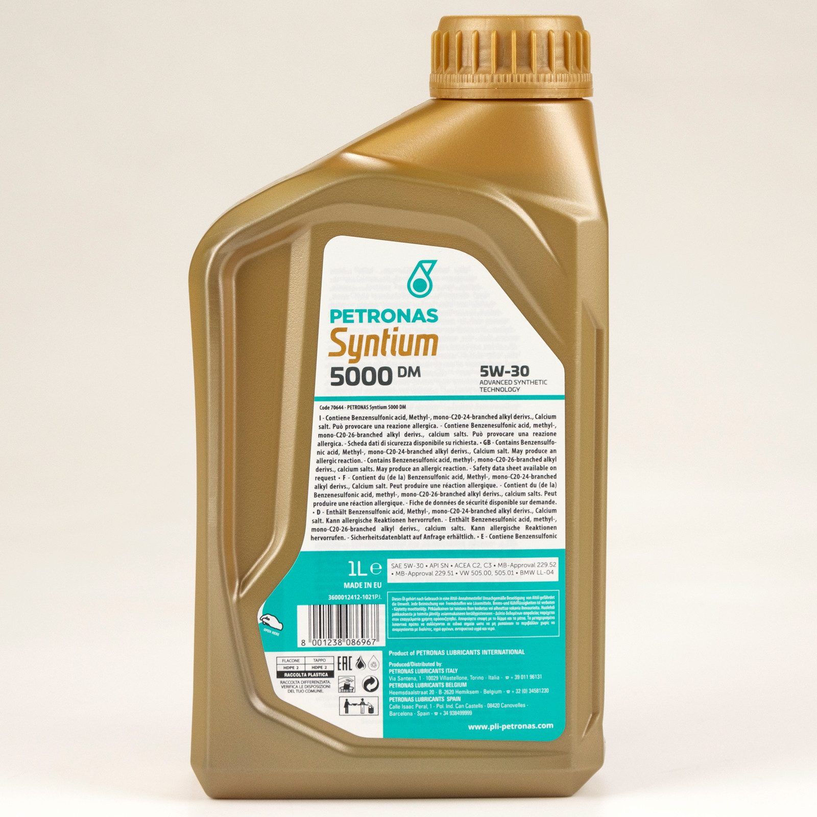 Petronas Motoröl Syntium 5000 DM 5W-30 1 Liter 70644E18EU