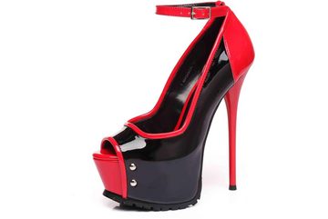 Giaro Madison Black Red Shiny High-Heel-Pumps