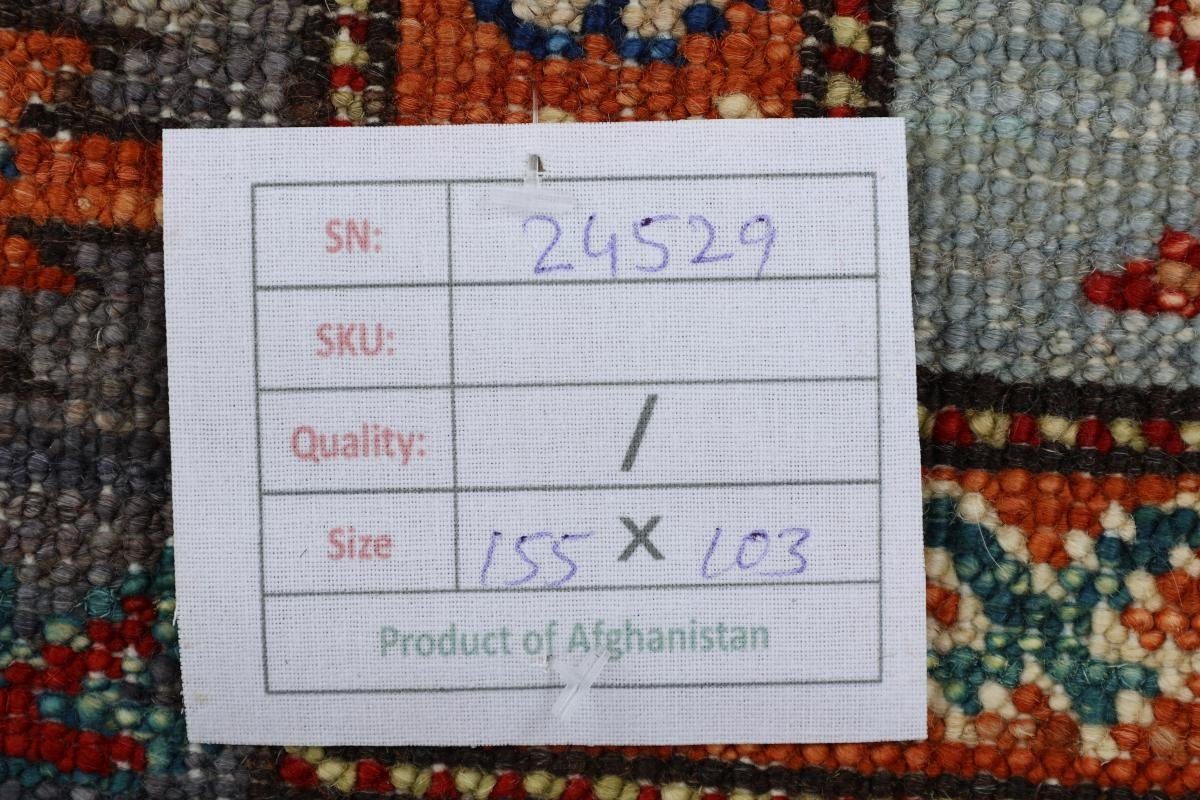 Kazak rechteckig, 103x155 5 mm Orientteppich, Höhe: Super Handgeknüpfter Orientteppich Nain Trading,