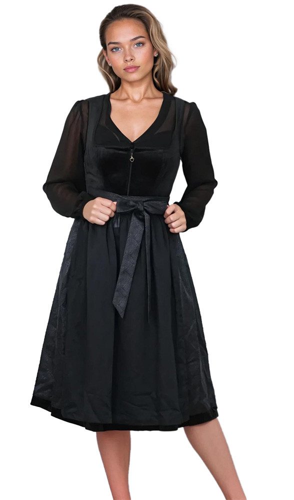 Spieth & Wensky Dirndl Dirndl Glada 70cm Länge schwarz