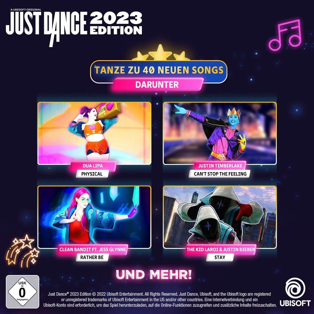 UBISOFT Just Dance 2023 box) - Switch Nintendo (Code Edition a in