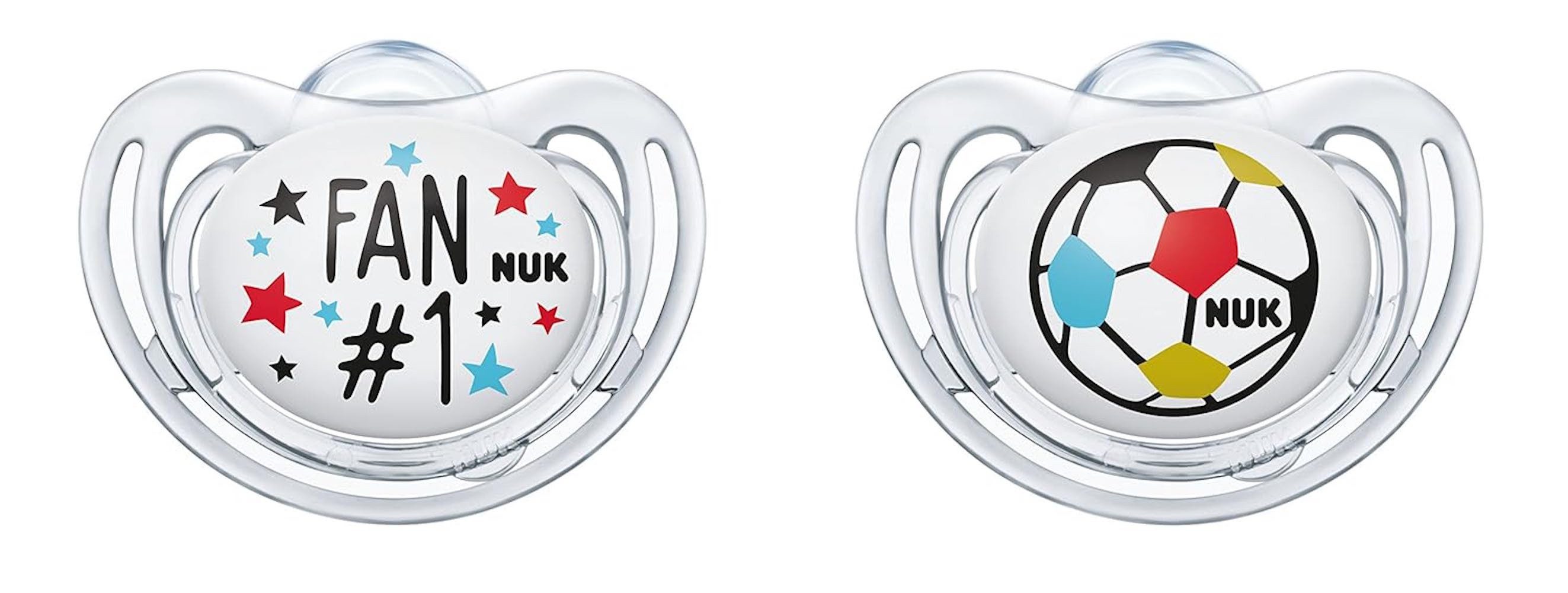 Schnuller NUK Freestyle Silikon-Schnuller Fußball-Edition, 18-36 Monate