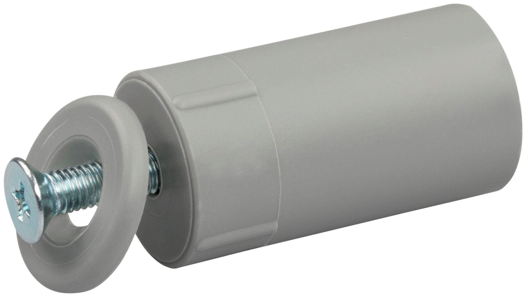 SCHELLENBERG Rollladen-Anschlagstopper für Rollläden, 2 mm Durchmesser, 4 mm Länge, Set, 2-St., Zubehör für Außenrollläden, 20 x 40 mm, grau