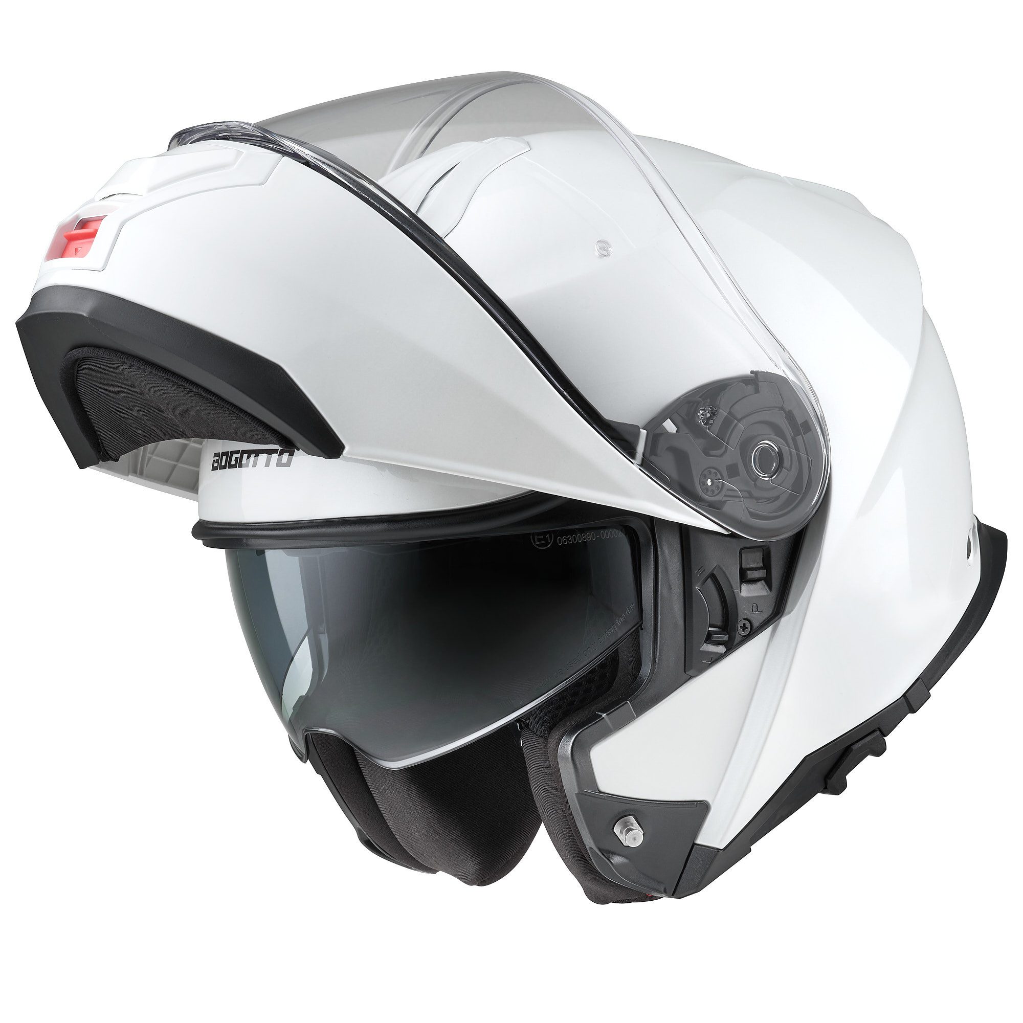 Bogotto Motorradhelm H272 Klapphelm, Vorbereitet Für Kommunikationssystem,geeignet Brillenträger,vorbe