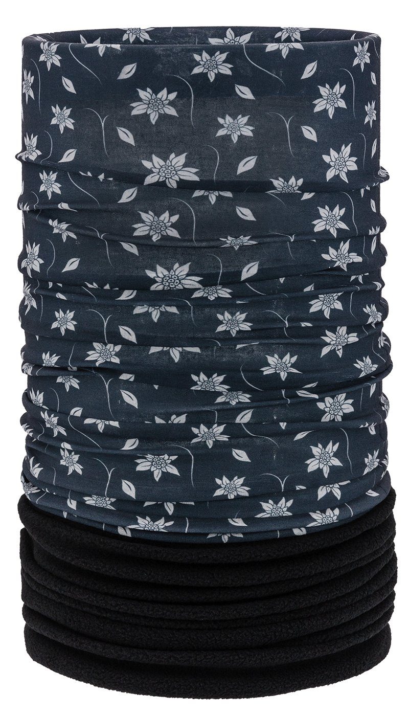 Areco Multifunktionstuch, warm mit Fleece, Stretch & UV-Schutz