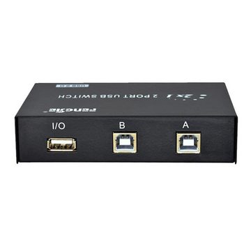 Bolwins I43C USB 2.0 Switch 2in zu 1out Umschalter Drucker Scanner Kartenleser USB-Adapter