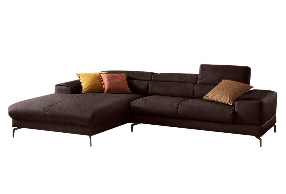 wahlweise Ecksofa 303cm W.SCHILLIG Sitztiefenverstellung, mit piedroo, Kopfteilverstellung, Breite