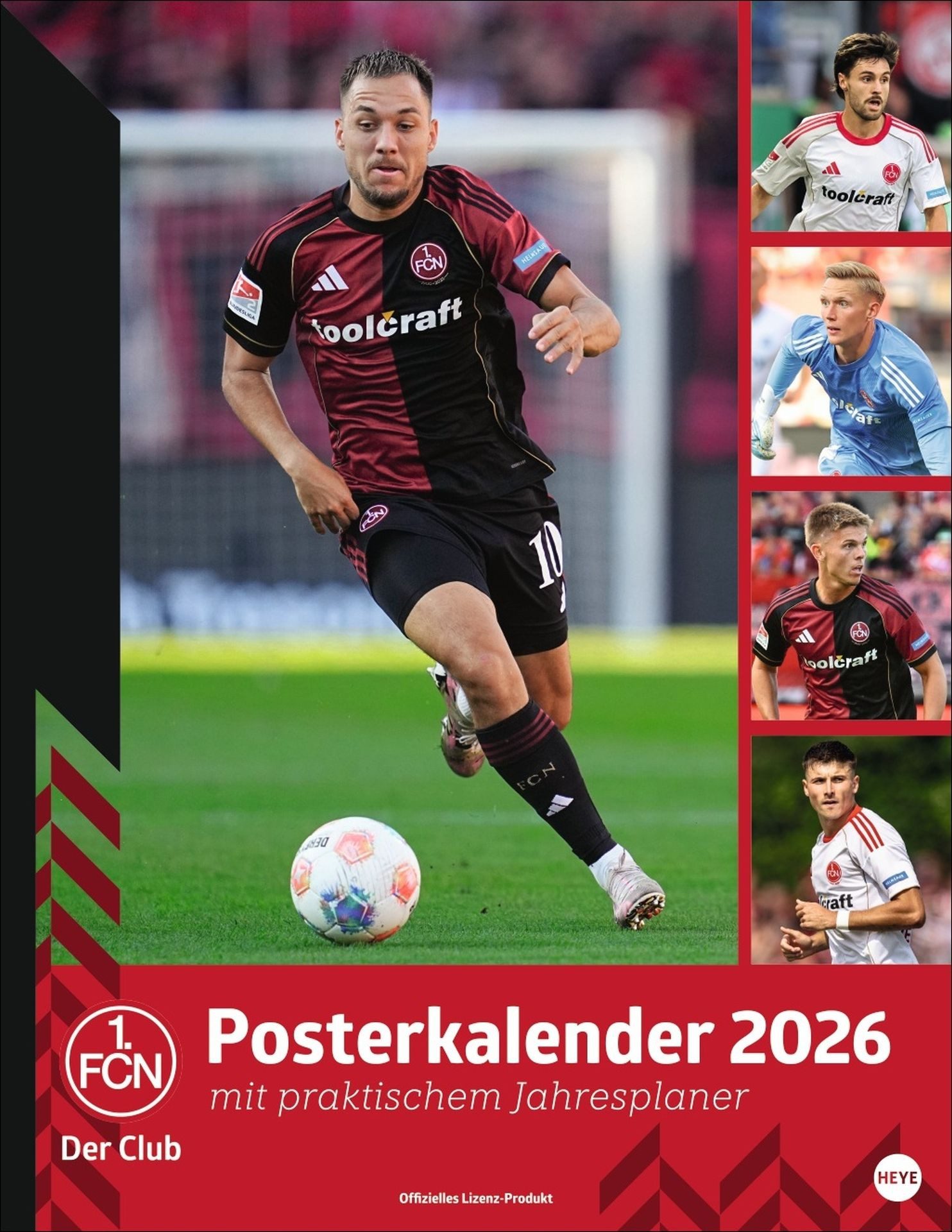 Athesia Календариverlag Настенный календарь 1. FC Nürnberg Posterkalender 2026