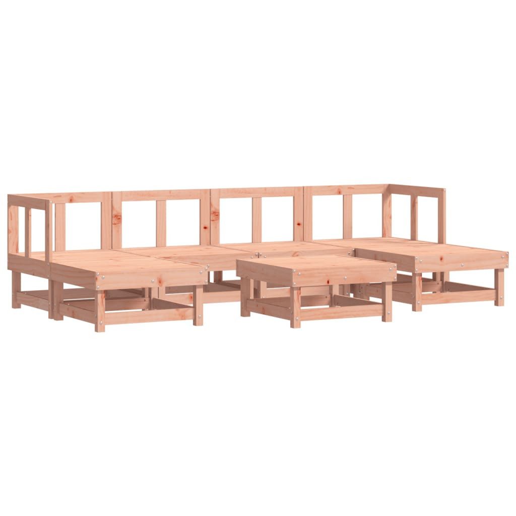 Gartenlounge-Set 7-tlg. Garten-Lounge-Set Massivholz Douglasie