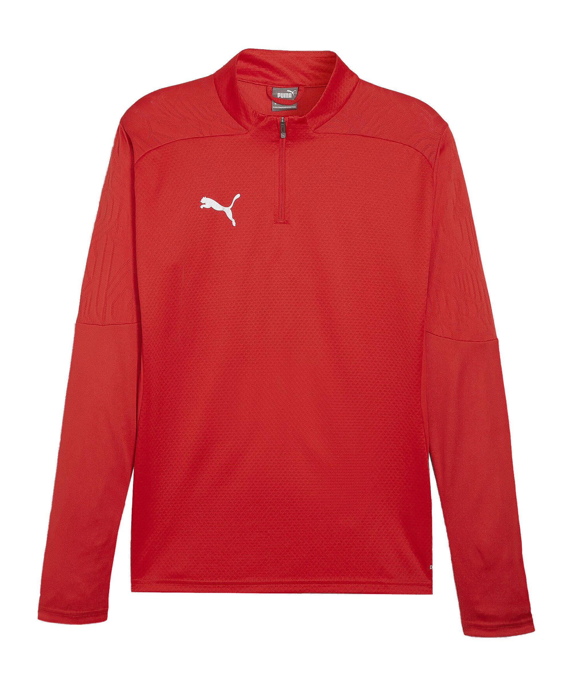 PUMA Fußballtrikot PUMA teamFINAL Training 1/4 Zip Sweatshirt Teamsport