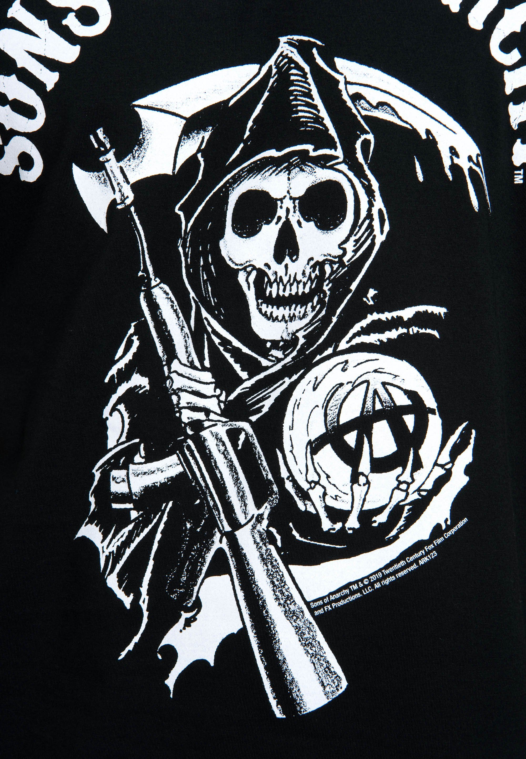 LOGOSHIRT Anarchy-Print Anarchy Sons of of mit T-Shirt Logo Sons