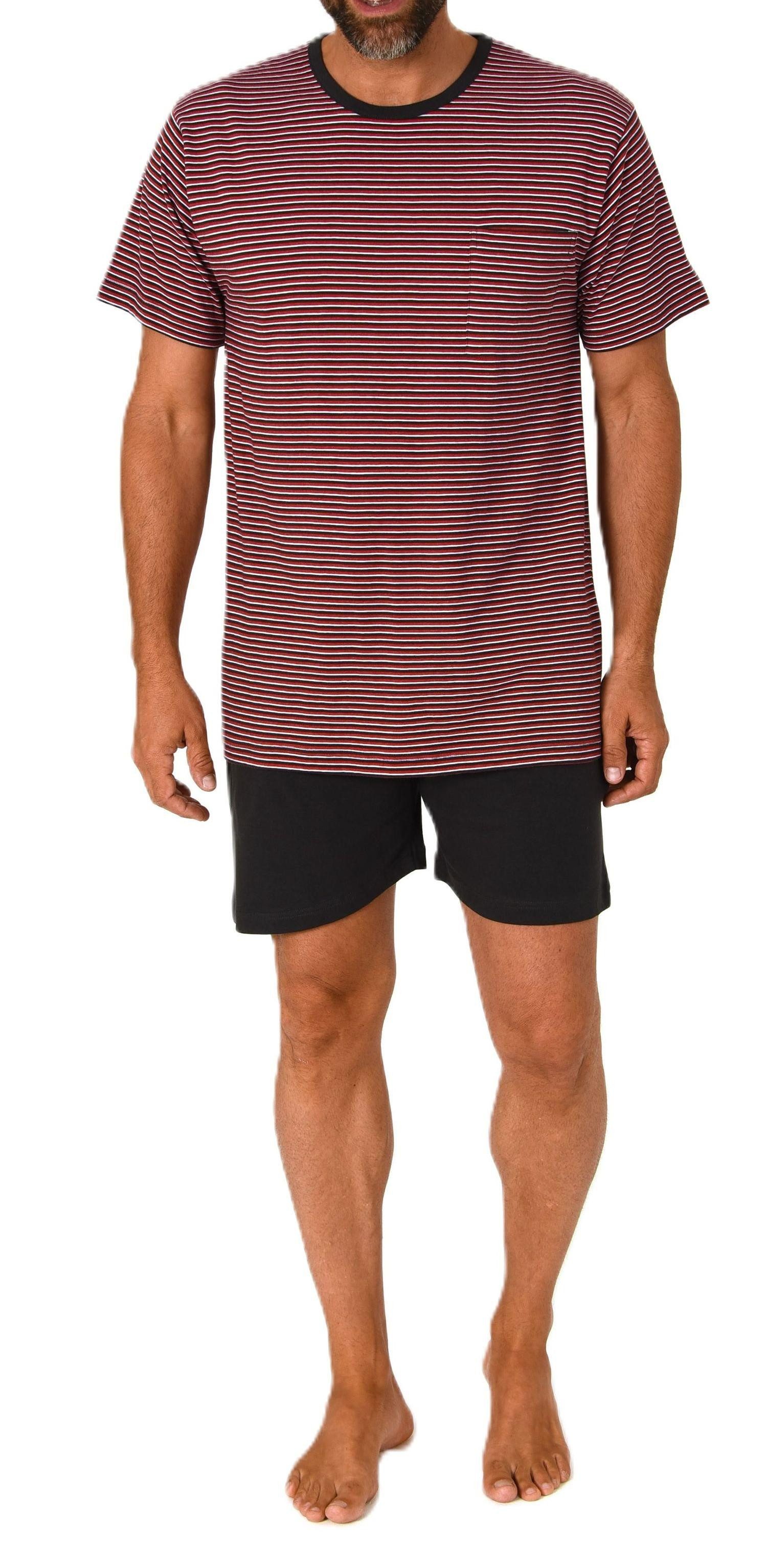 Normann Pyjama Normann Herren kurzarm Schlafanzug Shorty Pyjama - auch in Ü günstig online kaufen