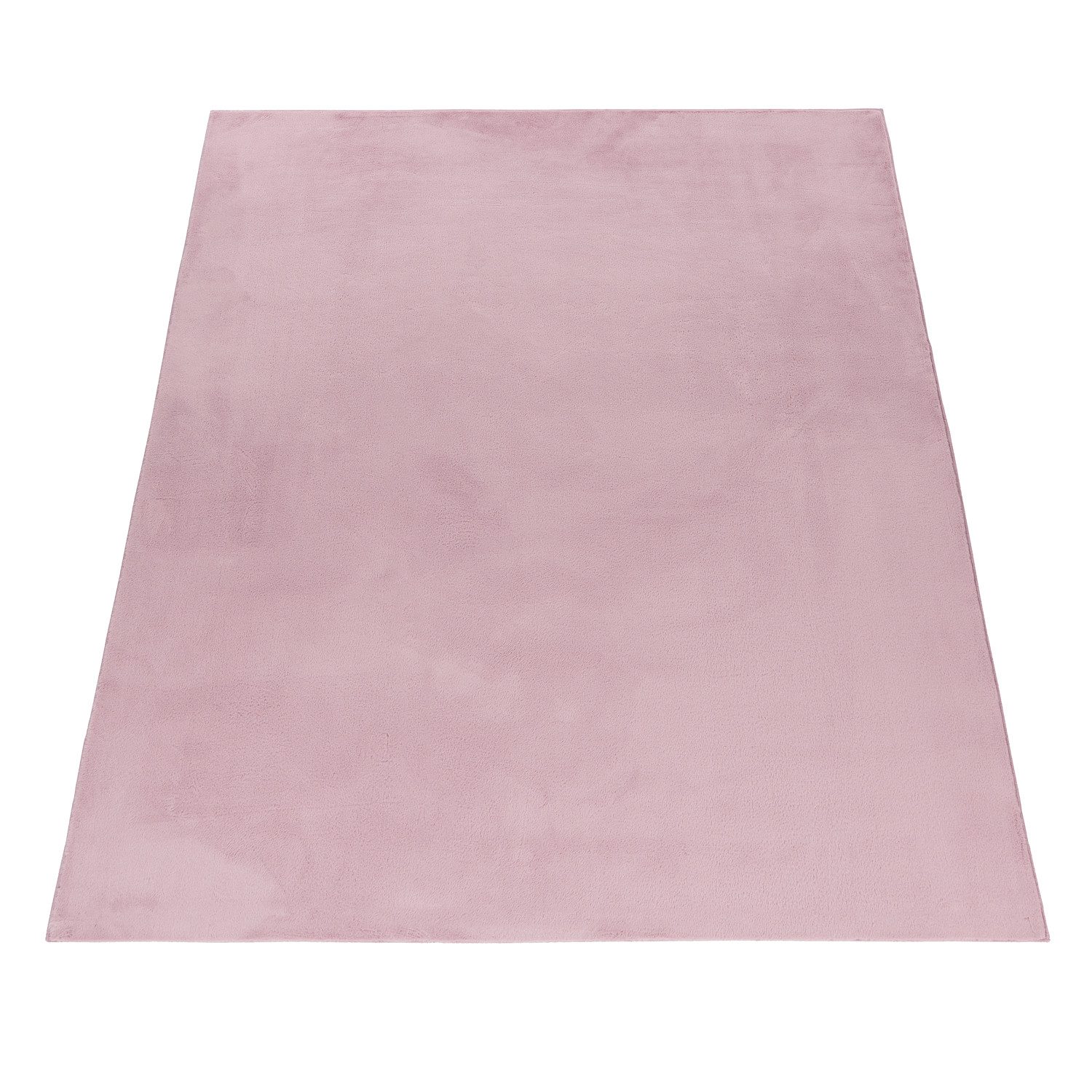 Carpettex Hochflor-Teppich Unicolor - Einfarbig, Läufer, Höhe: 20 mm, Teppich Wohnzimmer Einfarbig Shaggy Modern Flauschiger Felloptik Weich