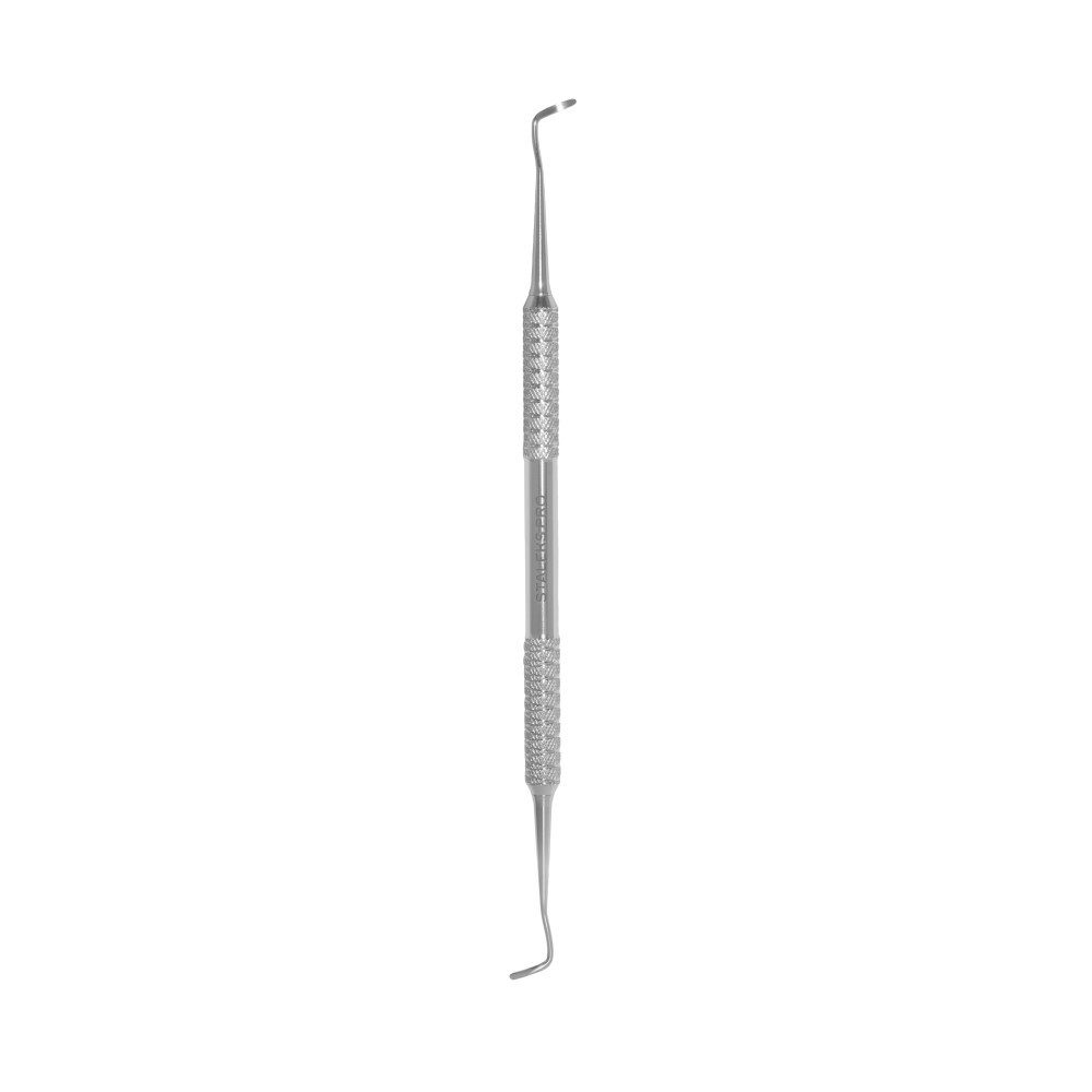 STALEKS Nagelhautschieber Expert 20 Typ 2, Pediküre Doppelinstrument, Eckenheber und Nagelheber, 1-tlg., Handgeschliffen mit Diamantscheiben