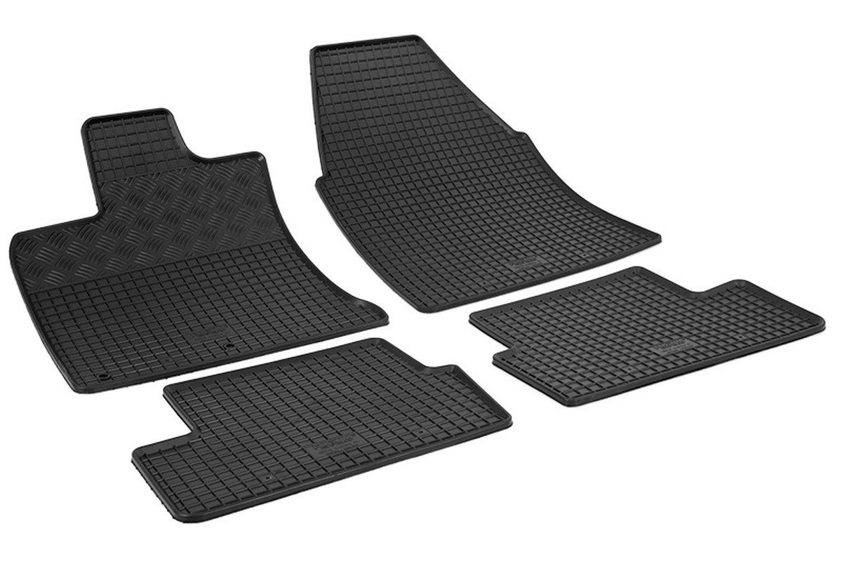 AZUGA Auto-Fußmatten für Gummi-Fußmatten ab 2007-1/2014, für SUV Nissan Qashqai passend Nissan Qashqai