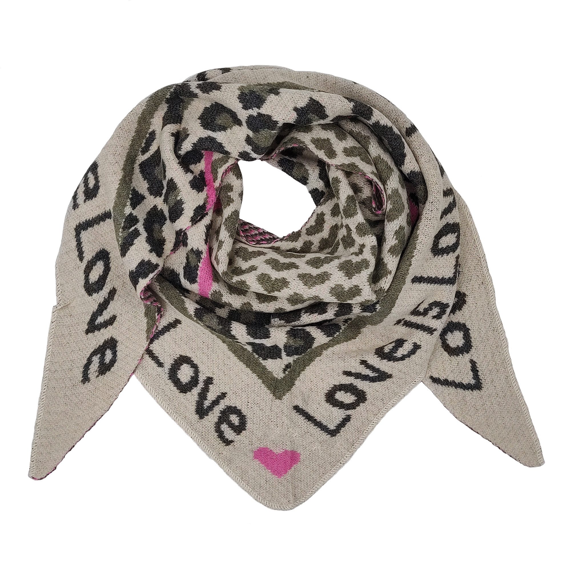 Cassandra Accessoires Dreieckstuch "Love", kuschelweich, mit Wolle günstig online kaufen